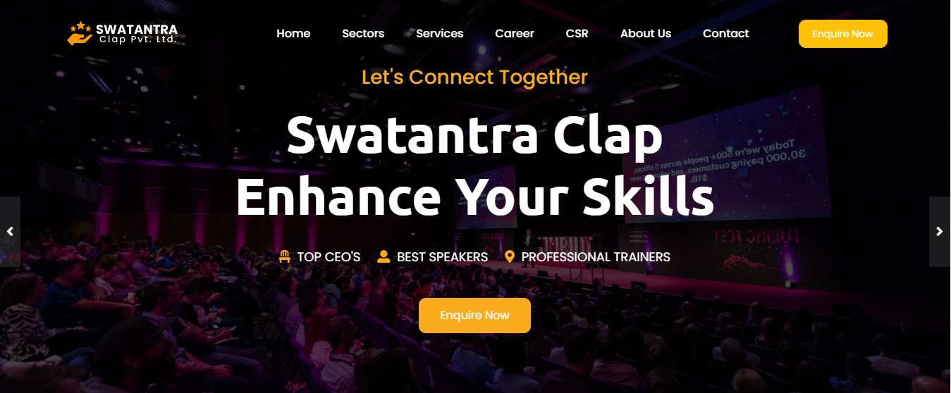 Events Speakers Website Design and Development Company