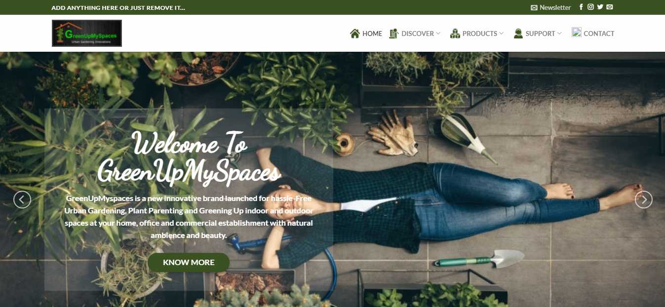 Gardening Garden Tools Website Design and Development Company