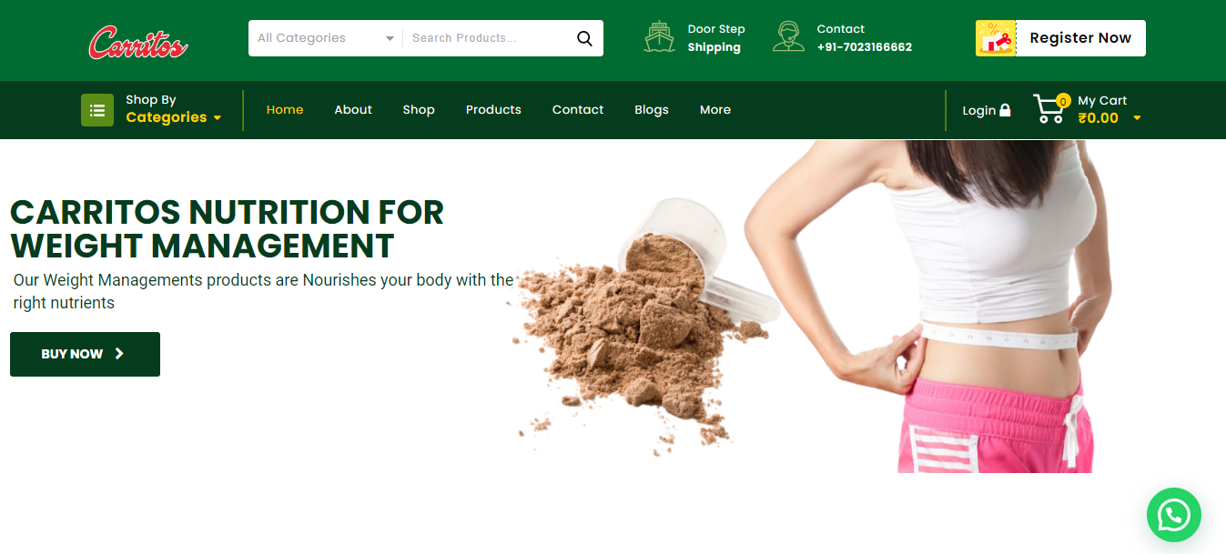 Healthcare Dietician and Nutritionist Website Design and Development Company