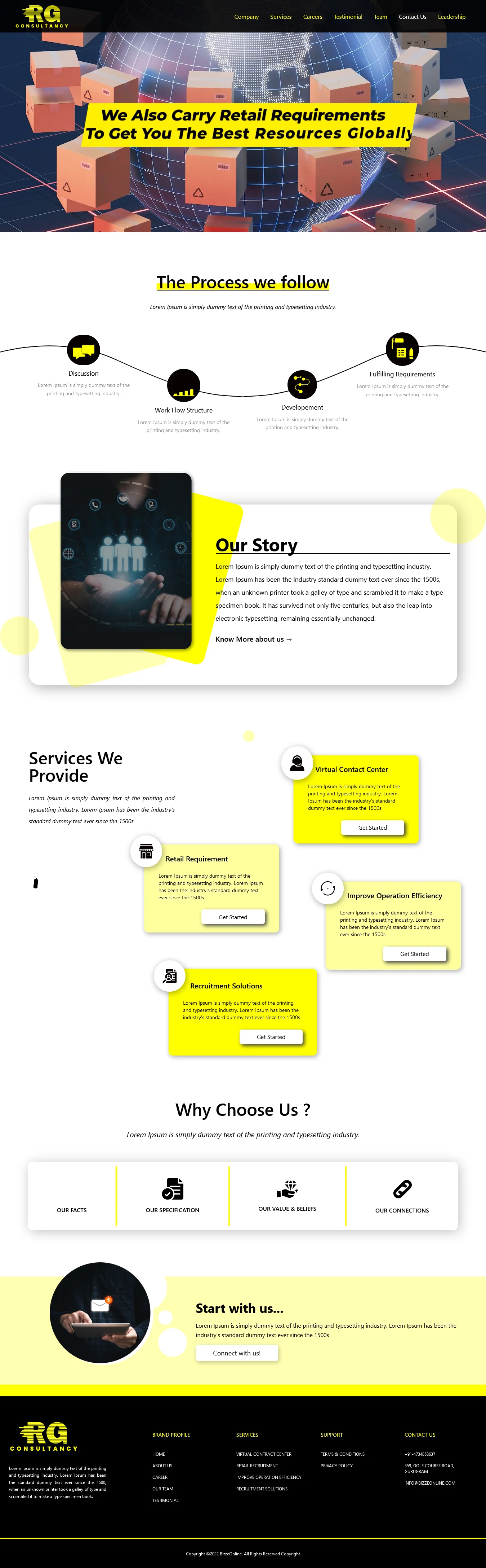 call center bpo web design company dubai